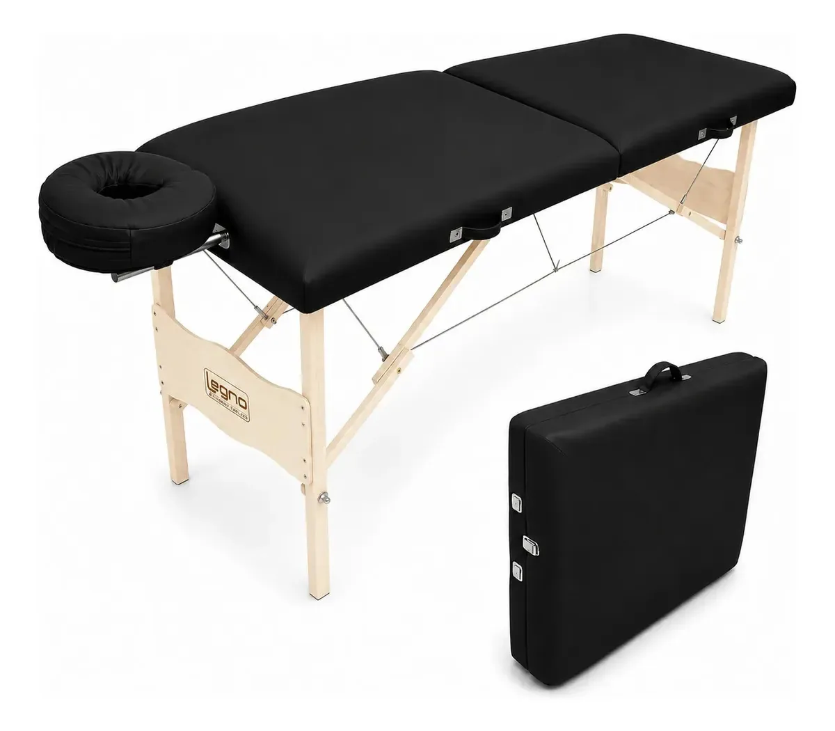 Maca Vega Portátil Para Massagem Legno Cor Preto