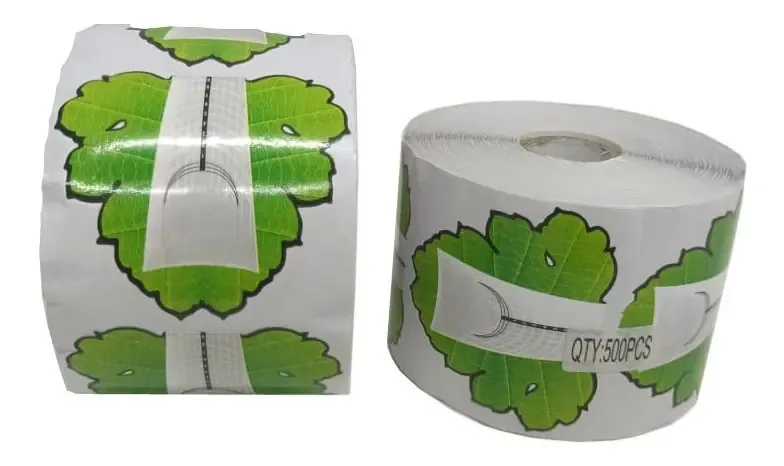 500 Moldes Adesivos Para Unhas De Gel Porcelana D&z