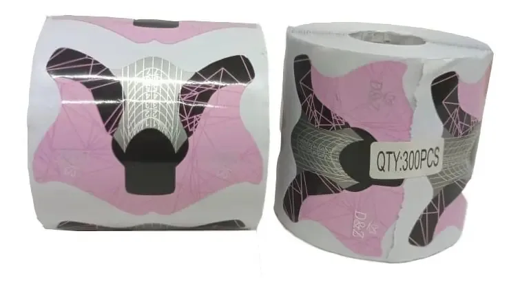 300 Moldes Adesivos Para Unhas De Gel Porcelana D&z