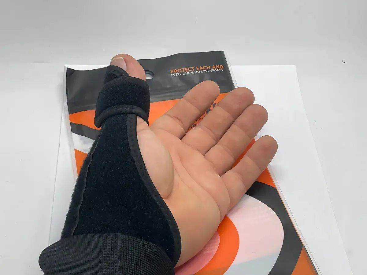 Órtese Polegar Esquerdo Esteticatattoo Neoprene Imobilizador Preto