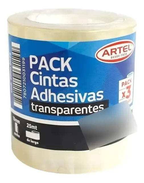 3 fitas adesivas transparentes - Ofieduc