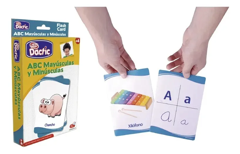Lâmina Abc Maiúsculas e Minúsculas Cor Multicolor
