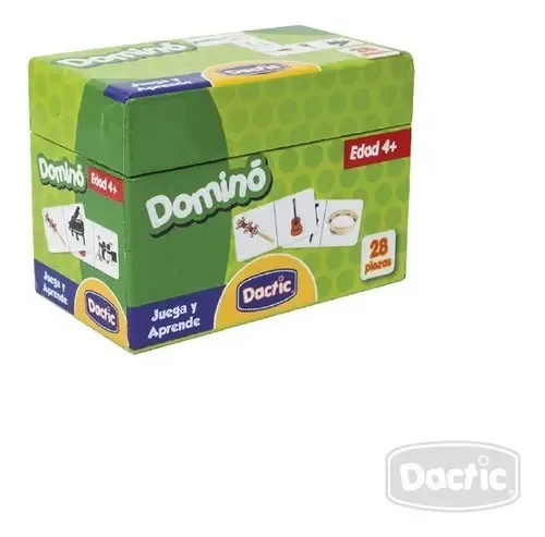 Instrumentos musicais do jogo de tabuleiro infantil Domino - Dactic