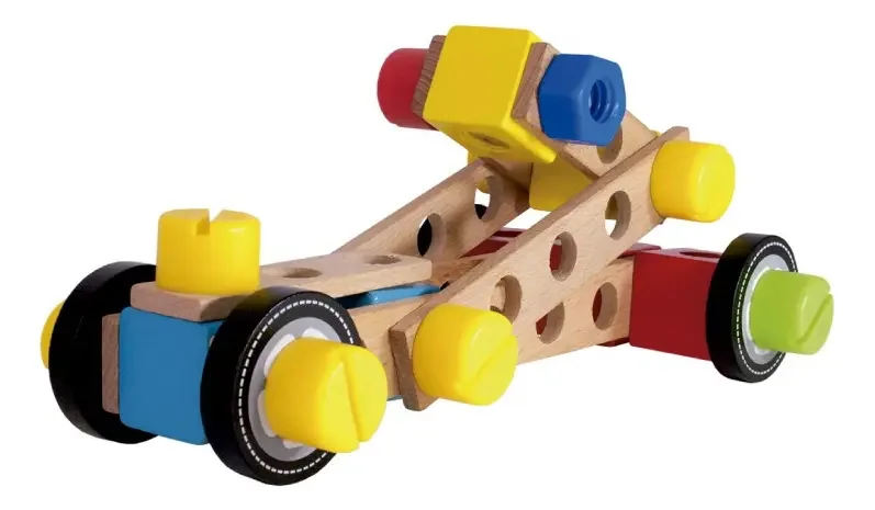 Conjunto de construção didática de 56 peças, versão personagem, conjunto de construção