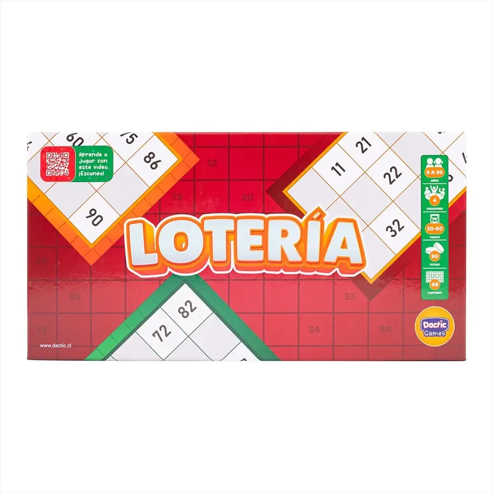 Jogo de tabuleiro de loteria