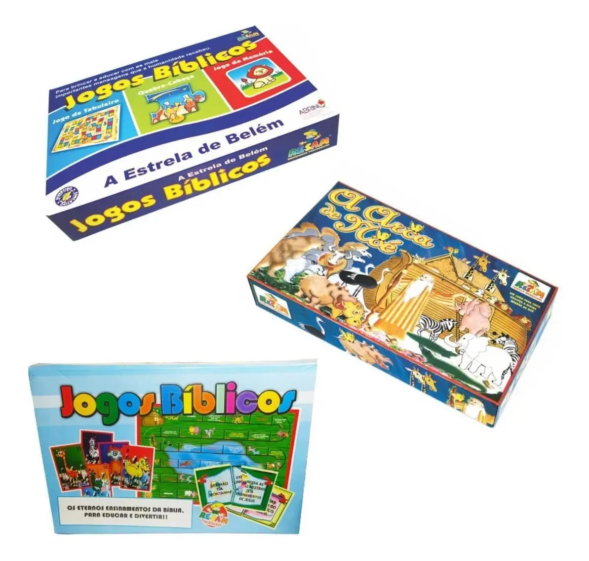 Kit Jogos Bíblicos Diversos Para Ensinar E Se Divertir