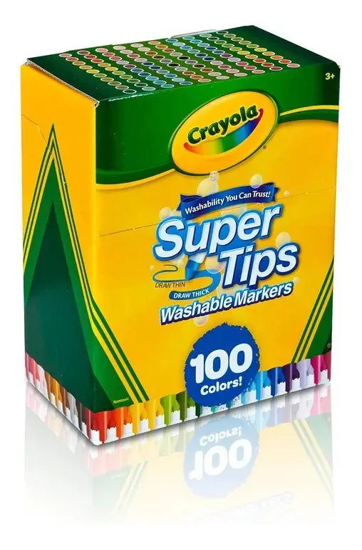 Marcadores Crayola 100 unidades