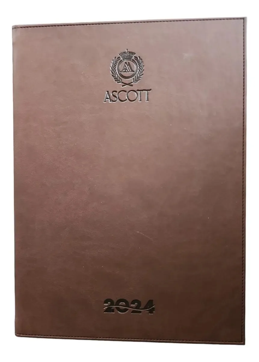 Diário Ascott Bond cor marrom