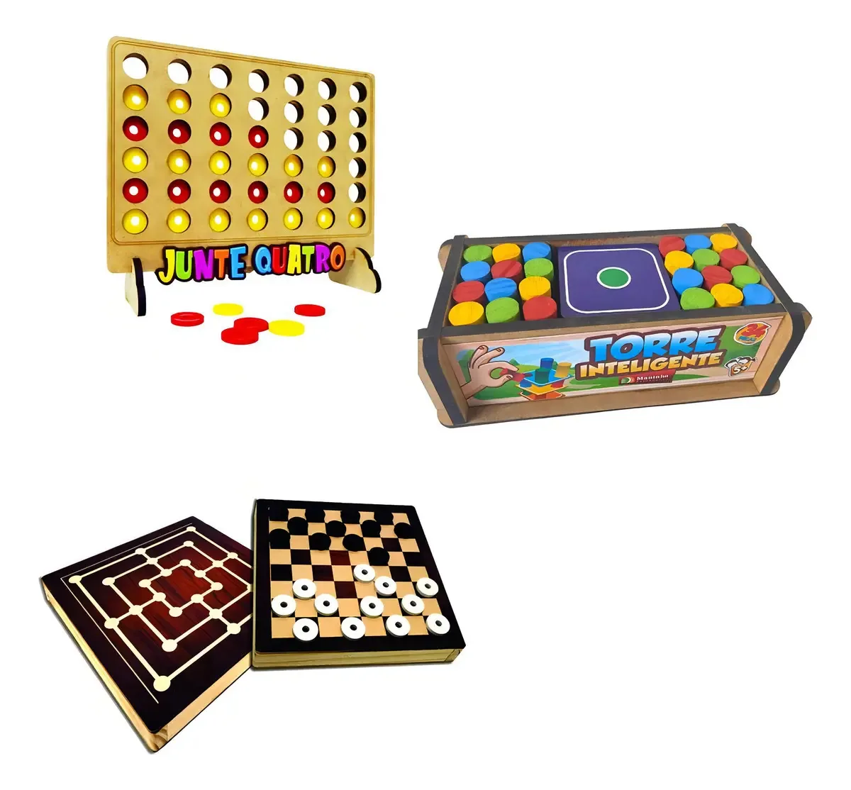 Kit 3 Jogos Educativos E Pedagógicos
