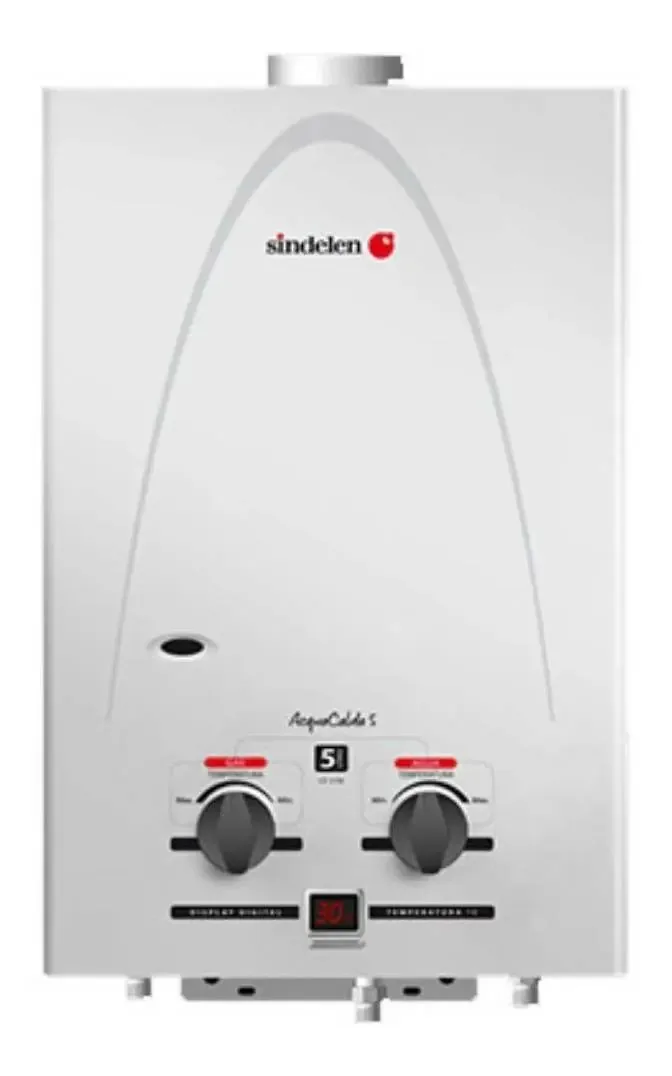 Aquecedor de água a gás prata GN Sindelen CF-51
