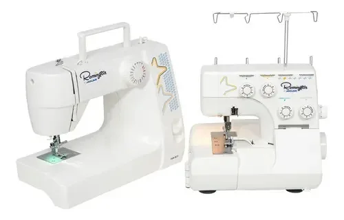 Máquinas de costura combinadas Remington SL3340d + Fsb R21, cor branca