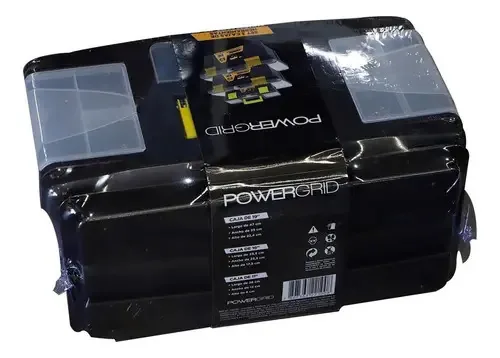 Caixas de Ferramentas Power Grid 19+16+11 Conjunto 3 Caixas