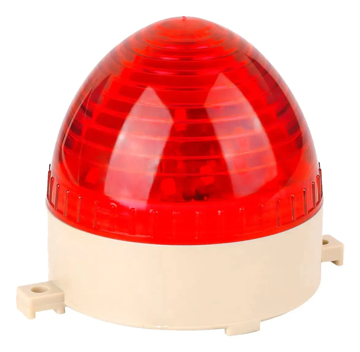 Farol intermitente LED vermelho 220v