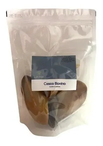Kit 4 Cascos Bovinos Grandes Natural Lecker Para Roer - Cães