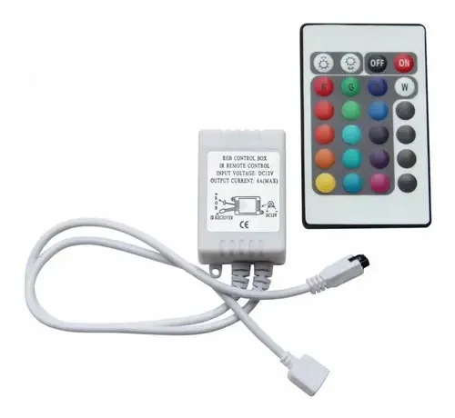 Controle Remoto Enter Para Fita LED 5050 RGBW Tensão de Operação