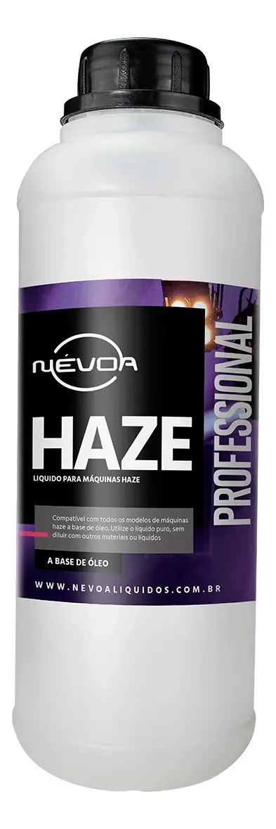 Liquido Fluido Maquina Fumaça Haze Base De Óleo 1 Litro Neutro Galão Nevoa Professional