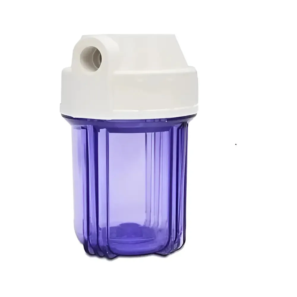 Carcaça Com Filtro Carvão 5 Transparente Conexão 1/2