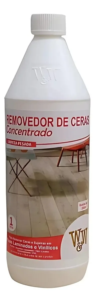 Removedor De Cera Piso Laminados E Vinilicos Limpo 1l W&W