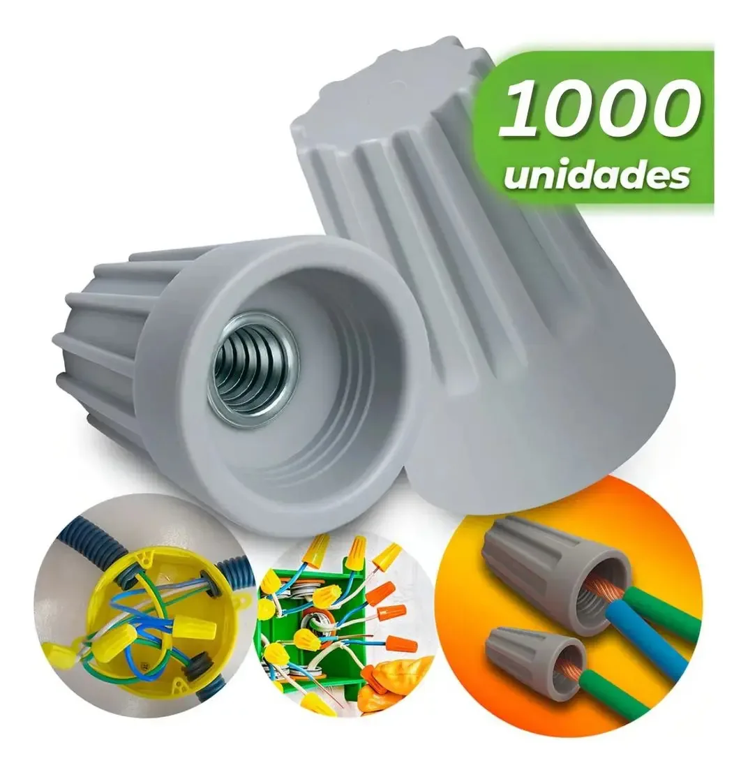 Kit 1000 Conectores Sem Fita Isolante Sp1 Rápido Seguro