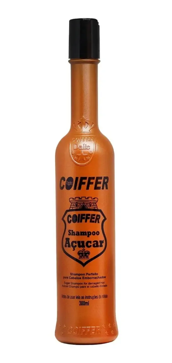 Shampoo Para Cabelos Emborrachados Coiffer Açúcar 300ml