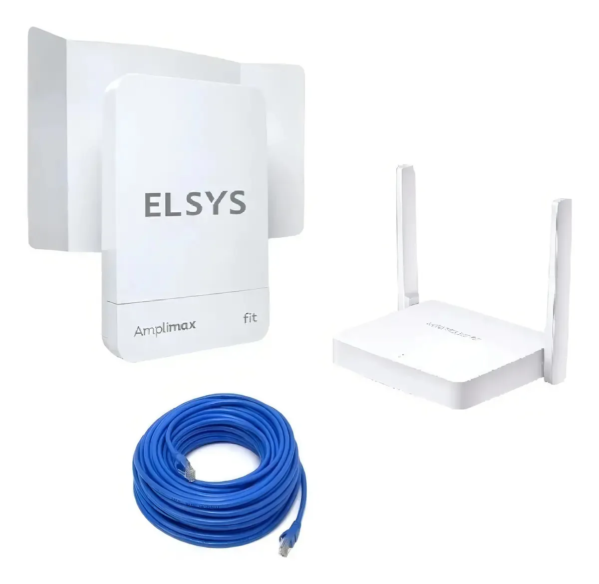 Kit Modem 4g Amplimax Internet+ Roteador + Cabo 50m
