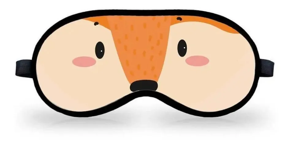 Máscara Para Dormir Tapa Olhos Venda Raposa Cor Outro