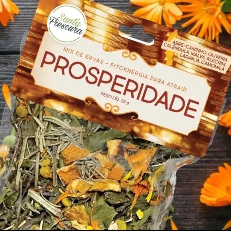 Banho Prosperidade - Mix Ervas Para Atrair Prosperidade
