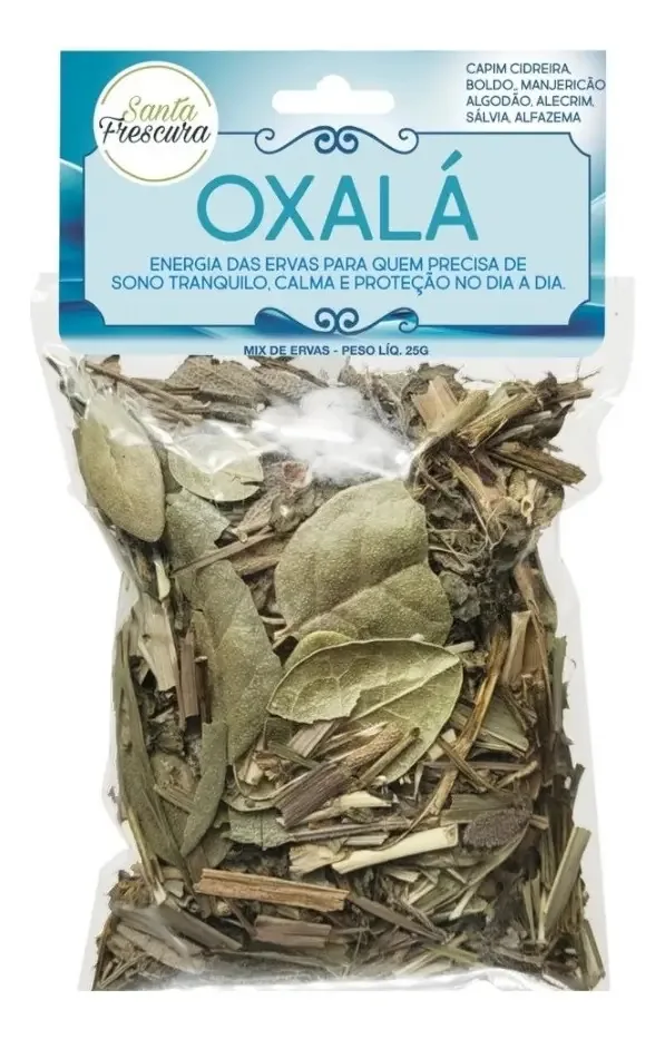 Banho De Oxalá - Para Sono Tranquilo, Quebrante E Proteção Fragrância Banho Mix Oxalá