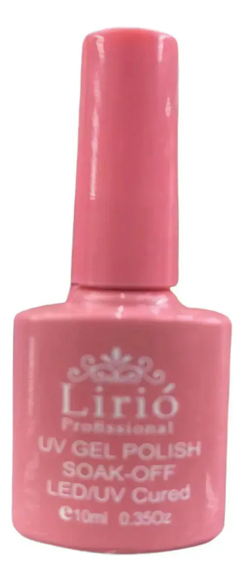 Esmalte Em Gel Secar Na Cabine Lirió 10ml Secar Na Cabine Cor Rosa-chiclete