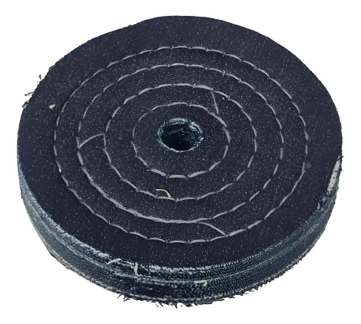 Roda De Polimento Brim Jeans 4 Polegadas Ourives Motor Polir Cor Azul-marinho