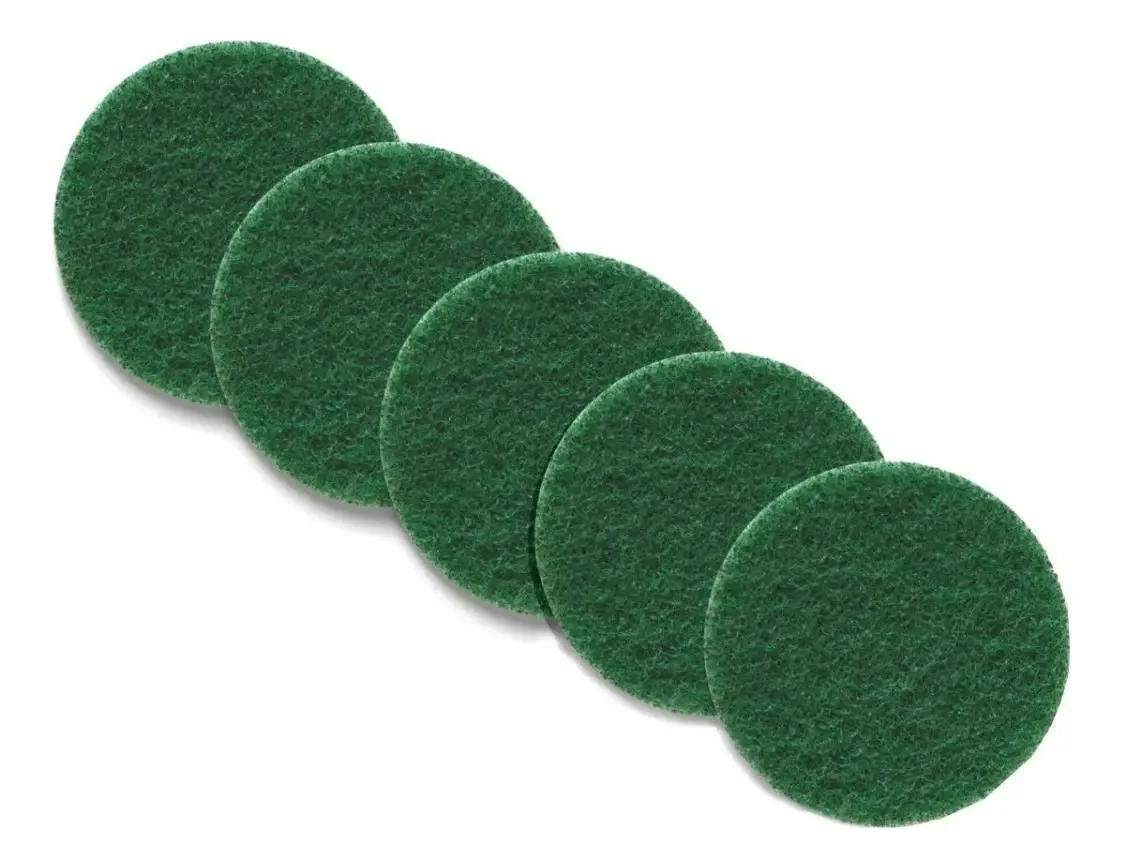 Disco Verde 510mm Enceradeira Para Limpeza De Piso 5 Unidade