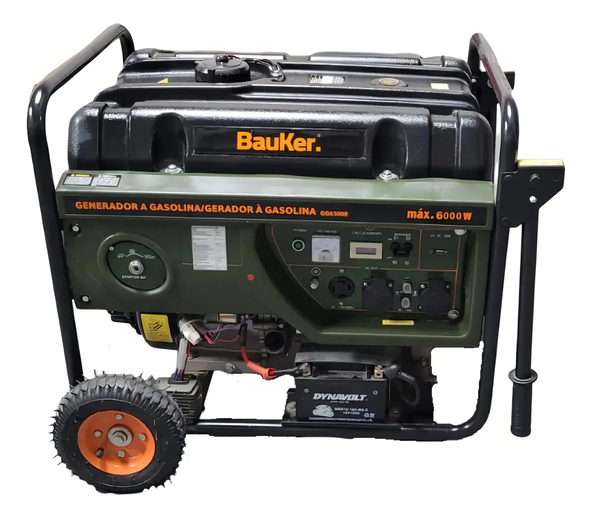 Gerador elétrico a gasolina Bauker 6000w