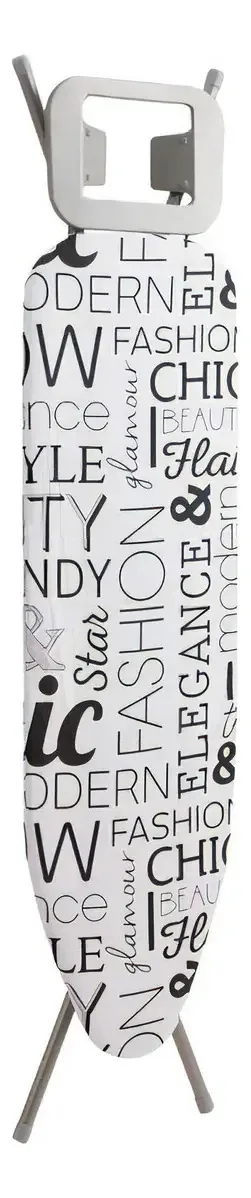 Tábua de passar roupa com base de letras 106x30 cm