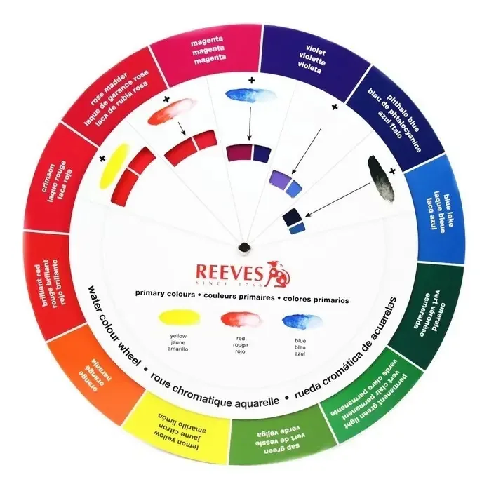 Disco de Cores Reeves Brilhante para Mistura de Tintas 2 L