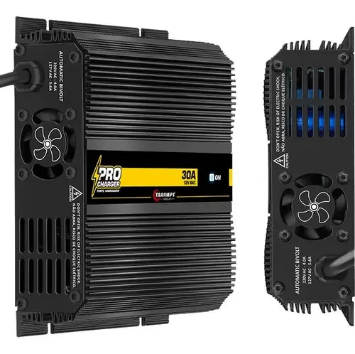 Fonte Taramps Pro Charger 30a Bivolt 110 220 Som Automotivo
