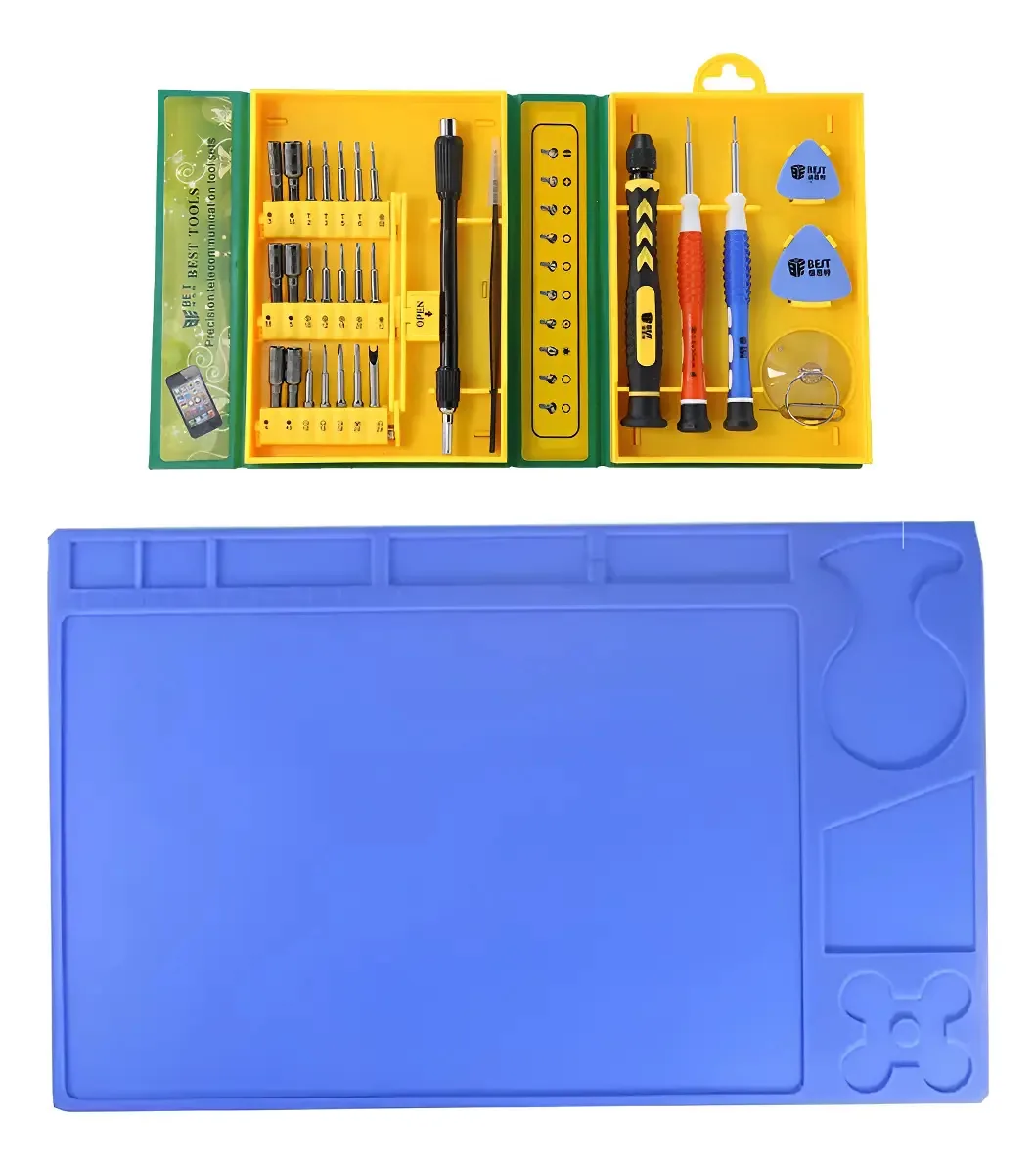 Manta térmica - Kit de chave de fenda celular - Reparo - Cor azul