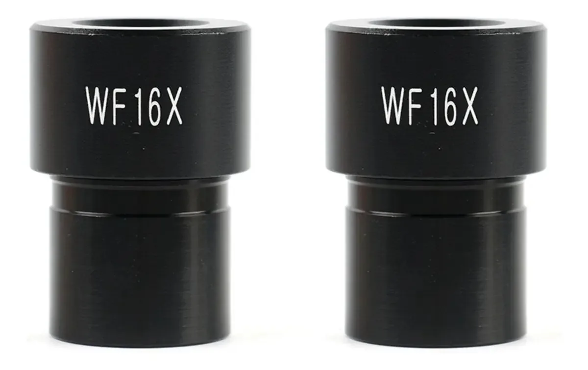 2 oculares WF16x 13 mm para microscópios global optics no115 no126