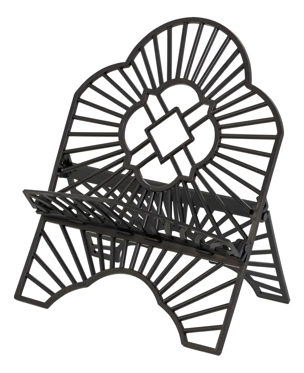 Suporte E Porta Bíblia Ou Livros De Plástico Resistente Cor Preto