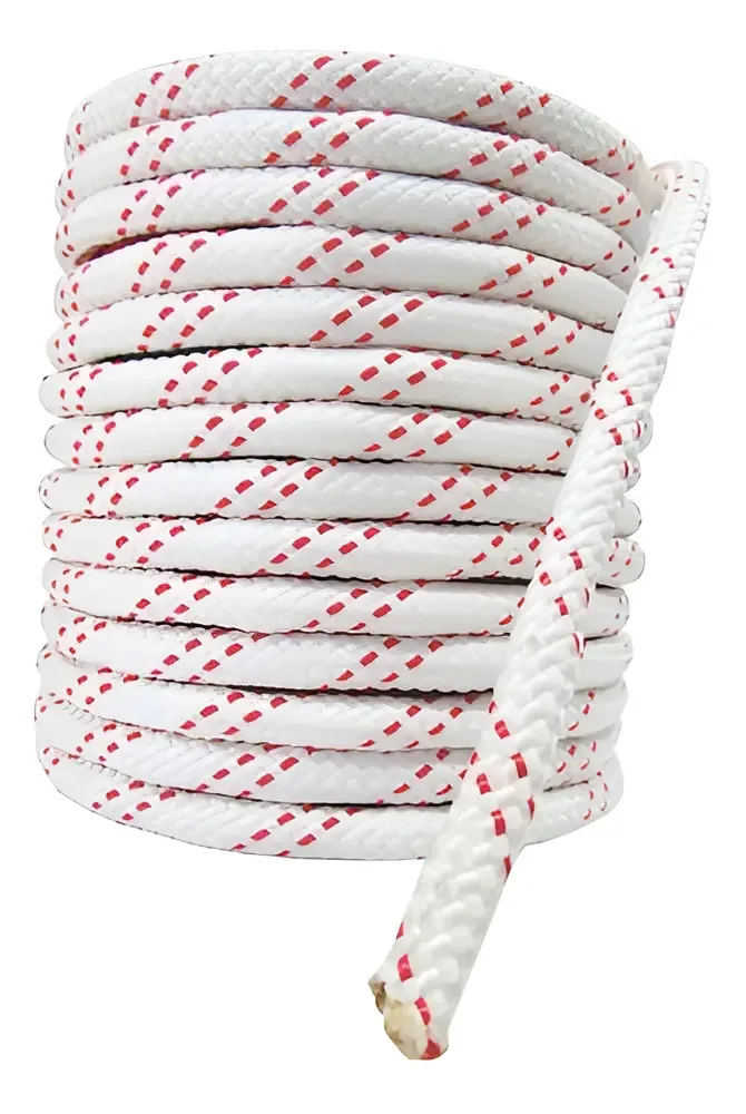 70m Corda Semi Estatica 10,5mm Rapel Escalada Montanhismo Cor Branco