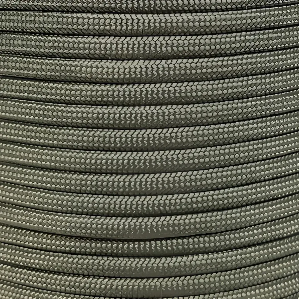 100m Corda Semi Estatica 10,5mm Rapel Escalada Montanhismo Cor Verde-musgo