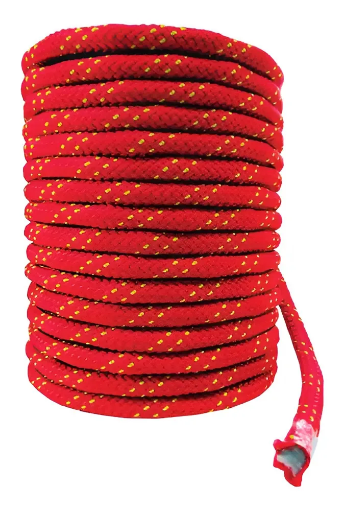 100m Corda Semi Estatica 10,5mm Rapel Escalada Montanhismo Cor Vermelho