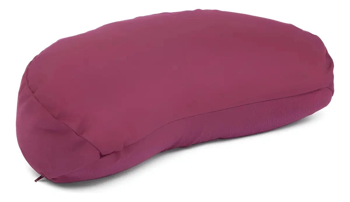 Yogateria Almofada Meditação Lua Eco Algodão Orgânico Zafu Cor Violeta-escuro