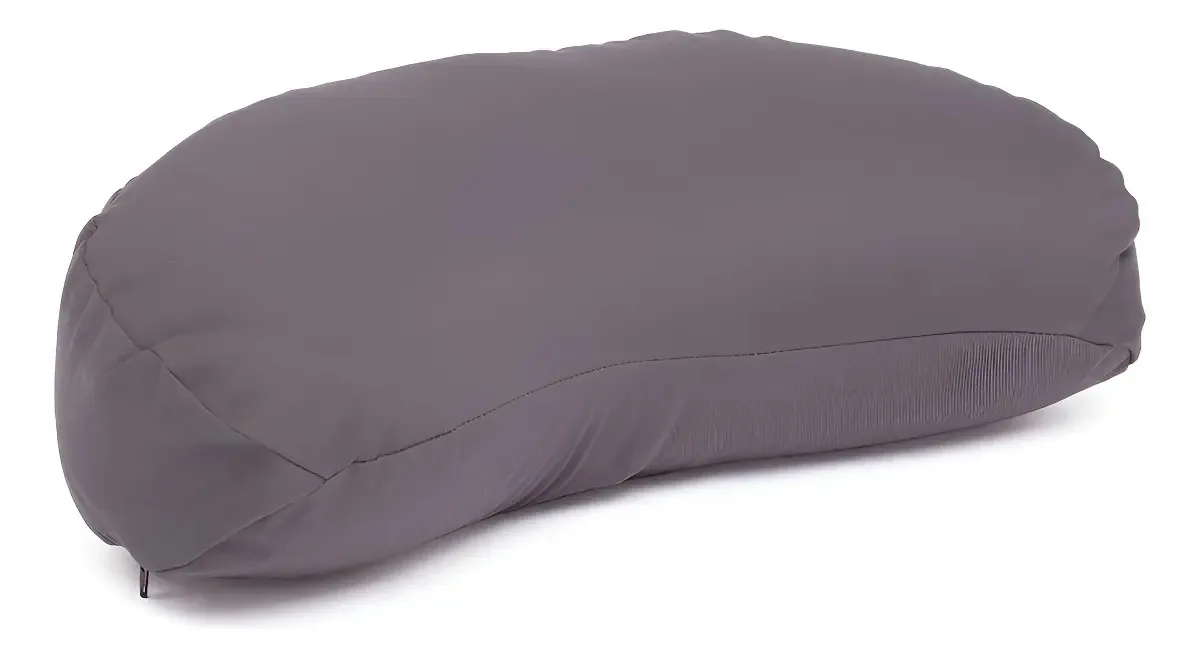 Yogateria Almofada Meditação Lua Eco Algodão Orgânico Zafu Cor Cinza