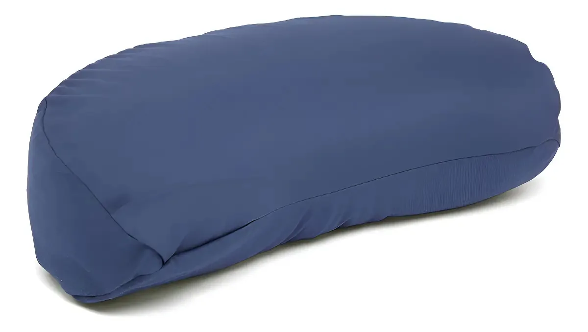 Yogateria Almofada Meditação Lua Eco Algodão Orgânico Zafu Cor Azul