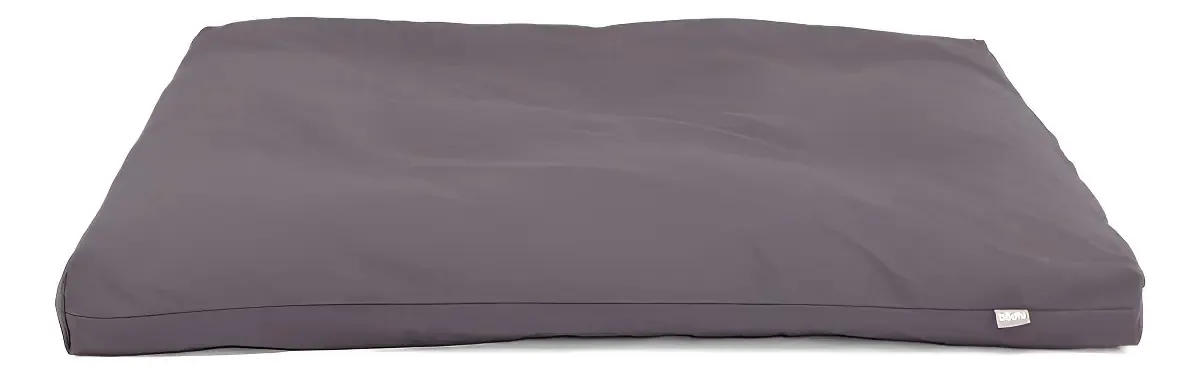 Yogateria Zabuton Almofada Yoga Plana Zafu 80x80cm Cor Cinza