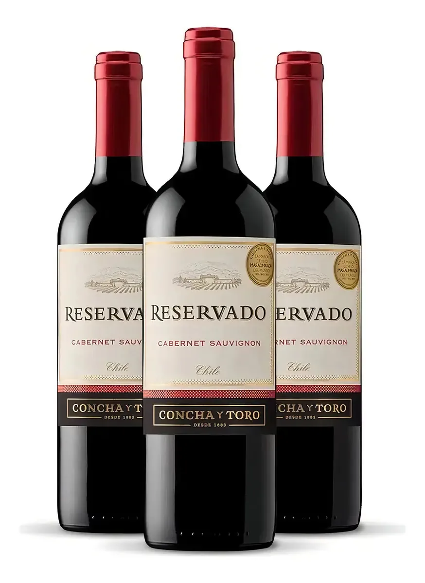 Kit 3 Vinhos Concha Y Toro Cabernet Sauvignon