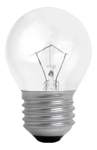 Kit 10 Lâmpadas Bolinha Incandescente 15w E-27