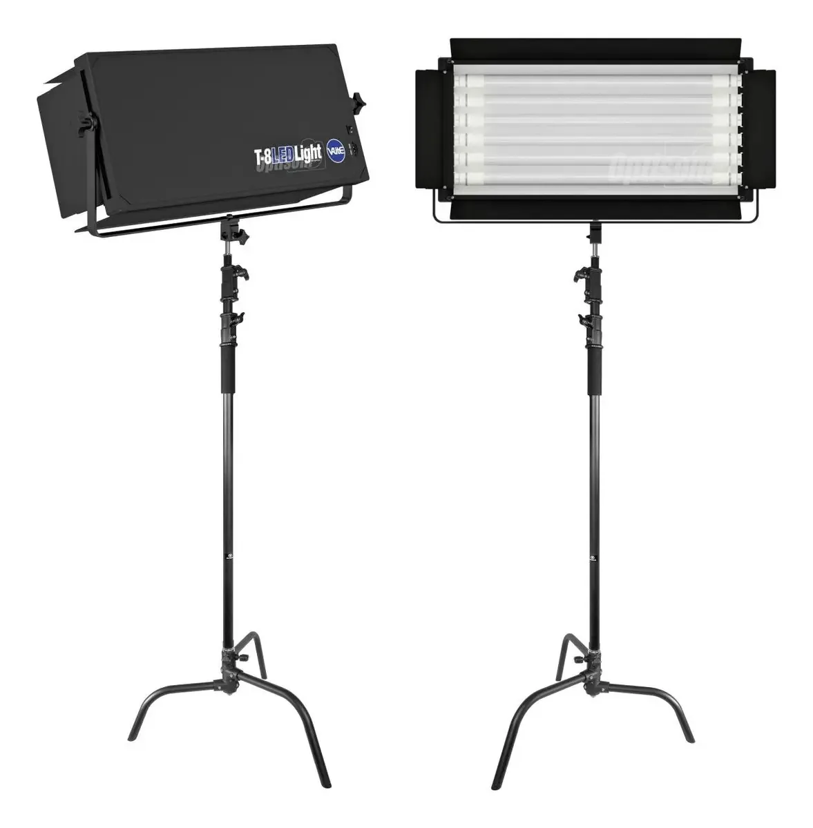 Iluminador Refletor Estudio Mako T8 E Tripé Century Estrutura Preto Luz Branco-frio