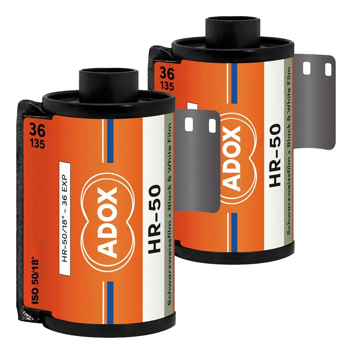 Filme Fotográfico 35mm Preto E Branco Adox Hr-50 - 72 Poses