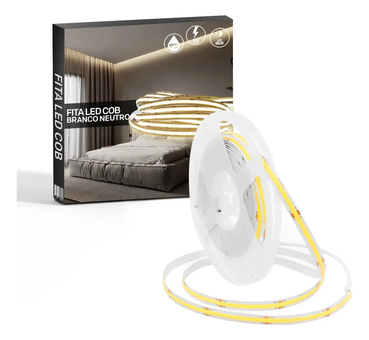 Fita LED VERUNTO Fita Led VT-85 2835 branca-neutra 2m IP20